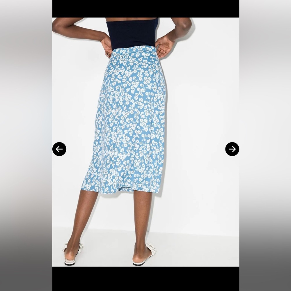 Reformation Betty Floral Print Midi Skirt - Picture 2 of 10